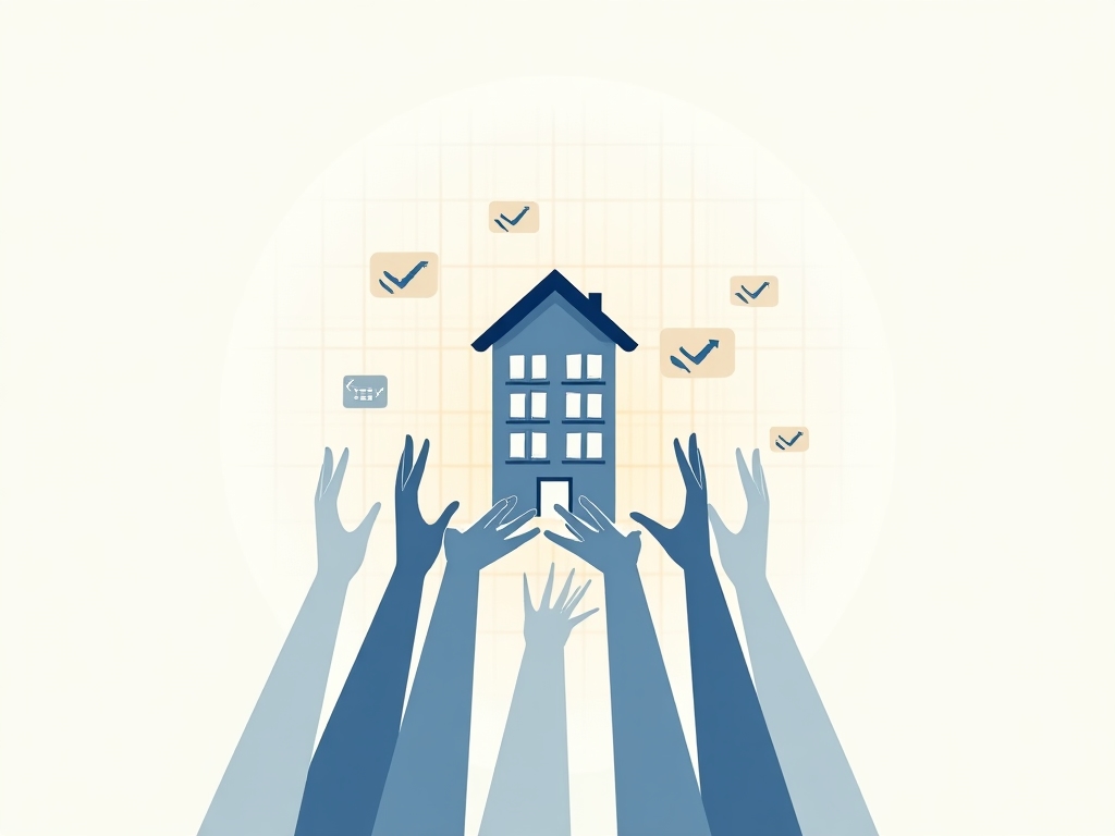 Real Estate Crowdlending Concept